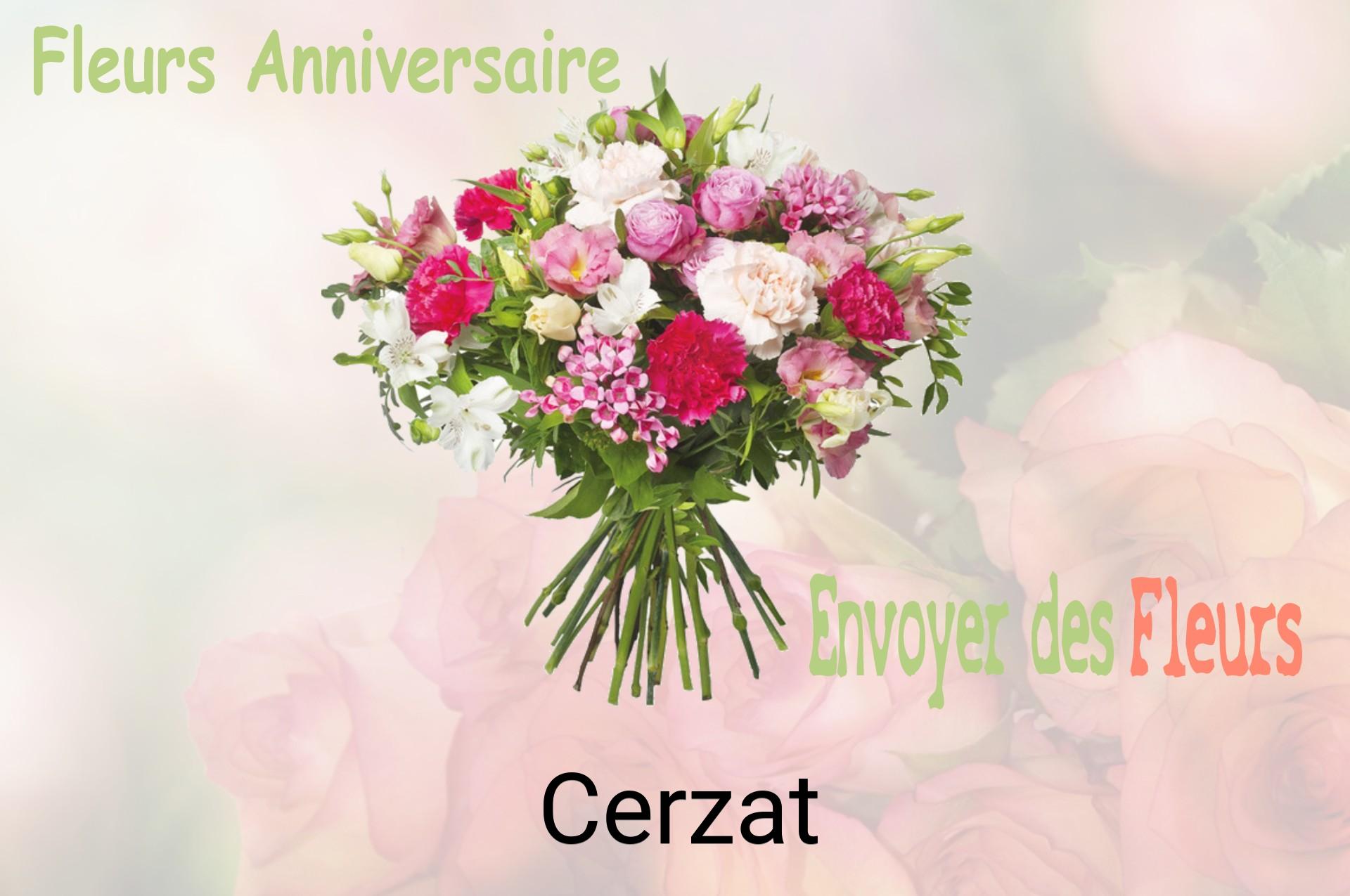 Bouquet de fleurs d’anniversaire livré à Cerzat